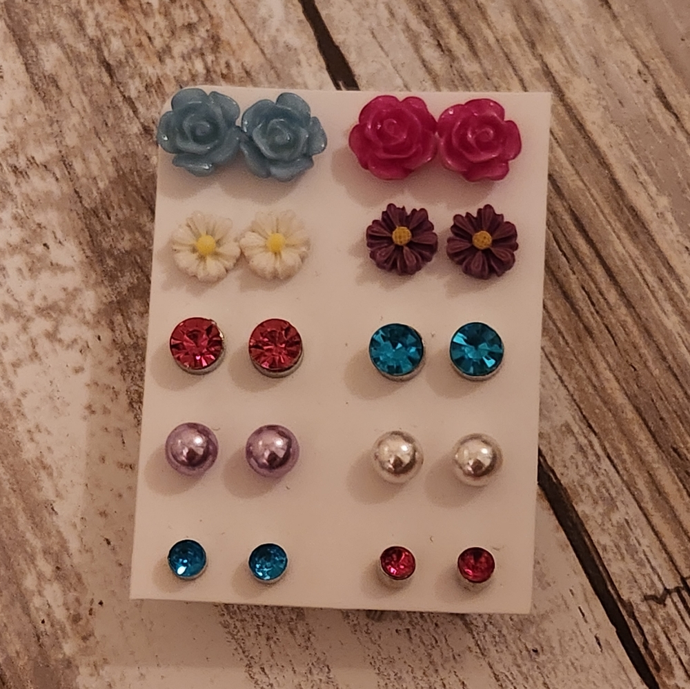 Girls Colorful Earing Set